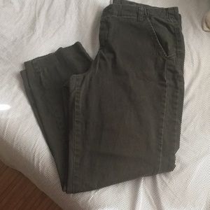 Green 97% cotton 3% polyester Jolt Pants